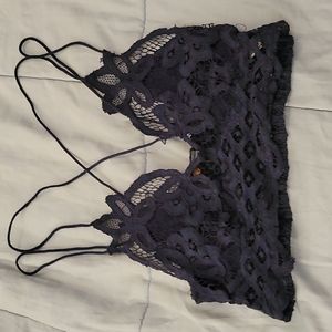Free People bra crop top lace